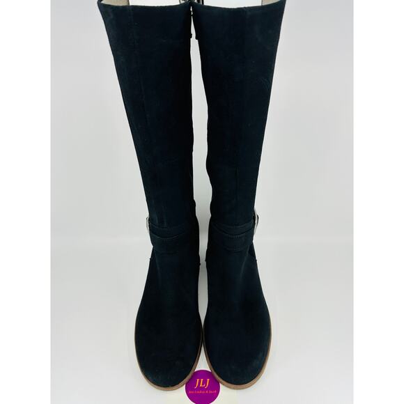 Dansko Women's Dalinda Black Waterproof Suede Tall Boots Size 40 EU/ 9.5-10 US - Picture 4 of 13